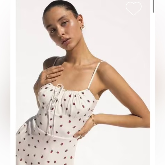 Realisation Par White Dress with Red Polka Dots - Picture 4 of 10